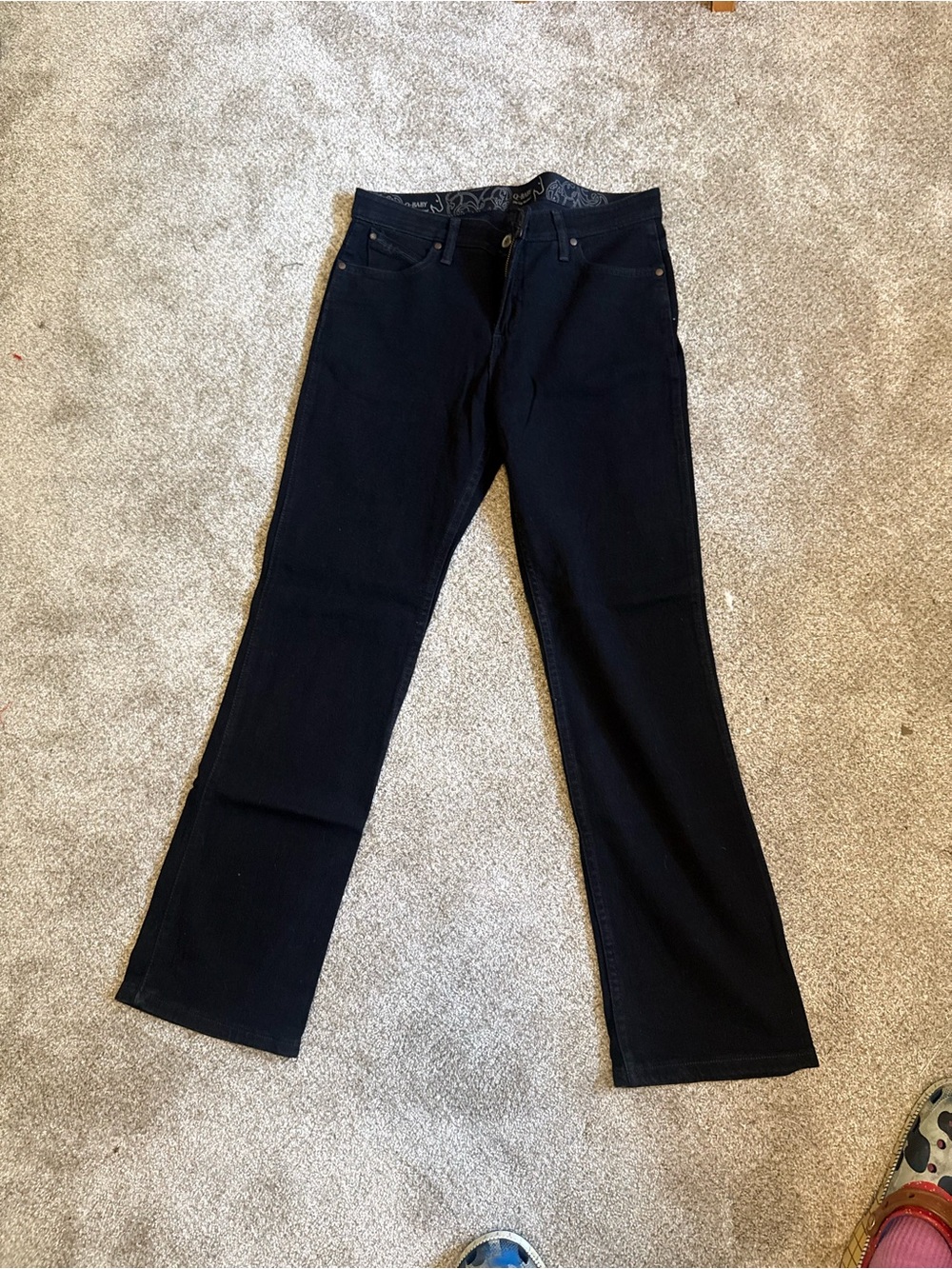 Wrangler Black Women's Straight-Leg Jeans